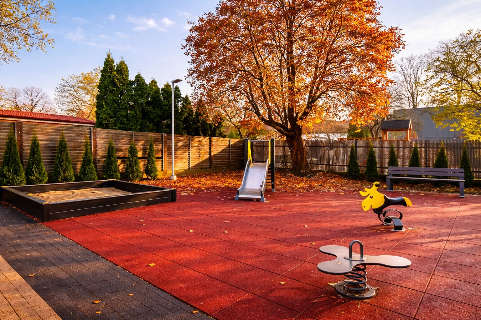 Bērnu rotaļlaukums iekšpagalmā